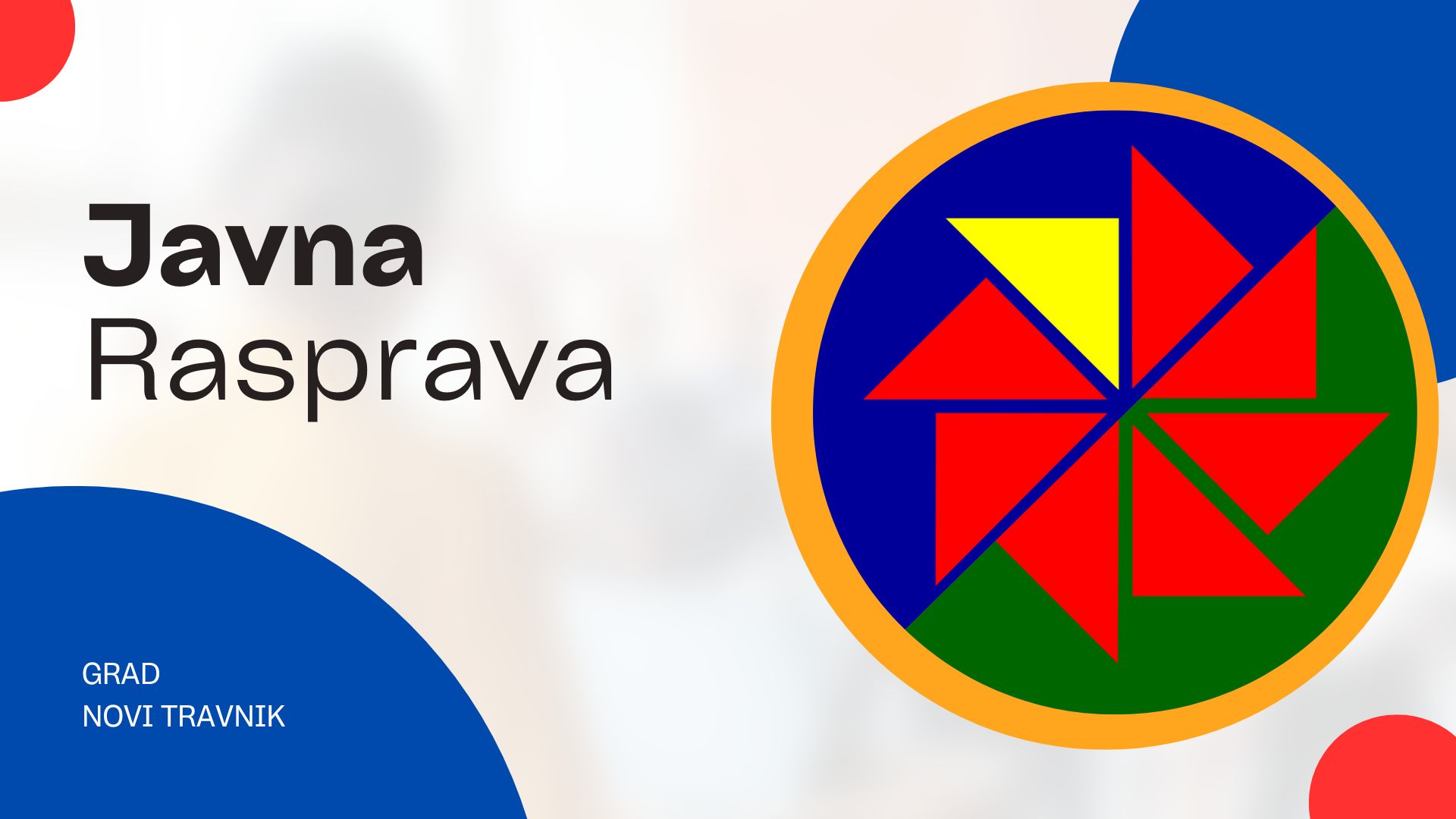 Poziv na Javnu raspravu: Nacrt proračuna/budžeta Grada Novi Travnik za 2026. godinu